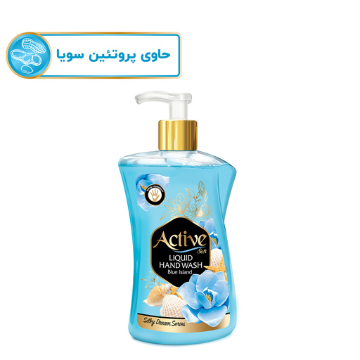 مایع دستشویی صدفی سری رویای ابریشم Blue island اکتیو 450 گرم